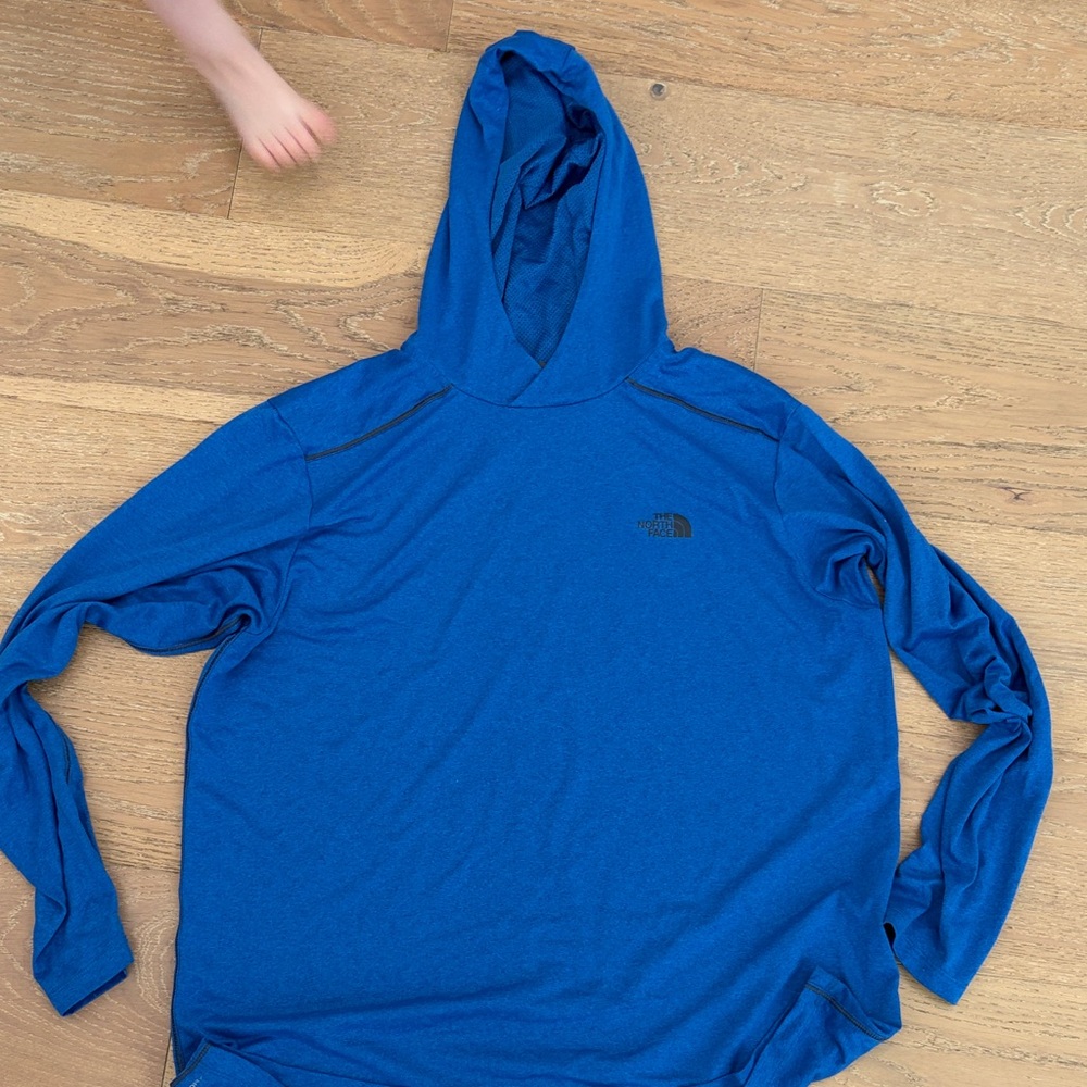 The North Face Royal Blue Hooded Performance Pullover
